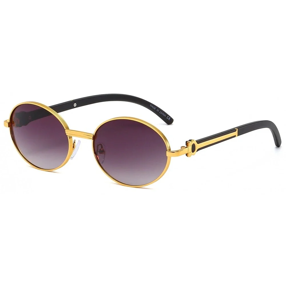 Men Sunglasses Square Classic Hip Hop Shades Buffs Wood Arms 80's 90's Retro New
